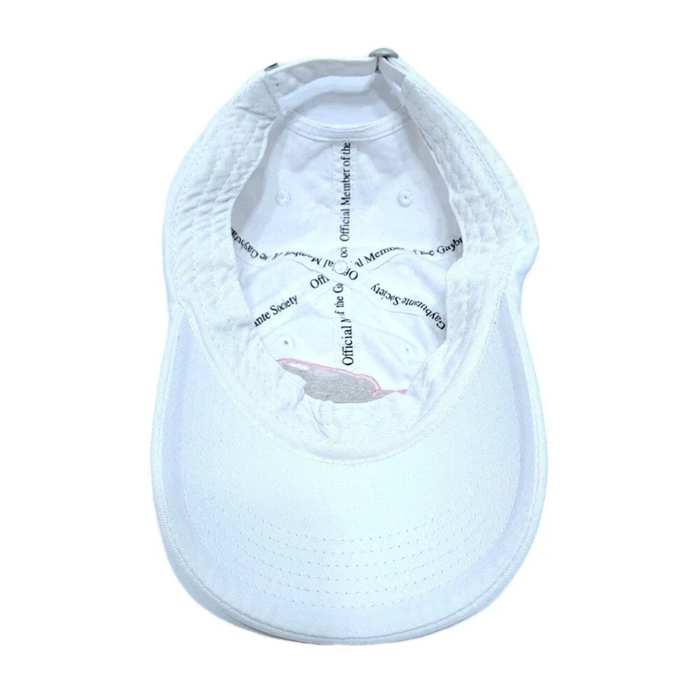 Gaybutante Society Baseball Cap Hat White Strapback Gay Pride Rainbow